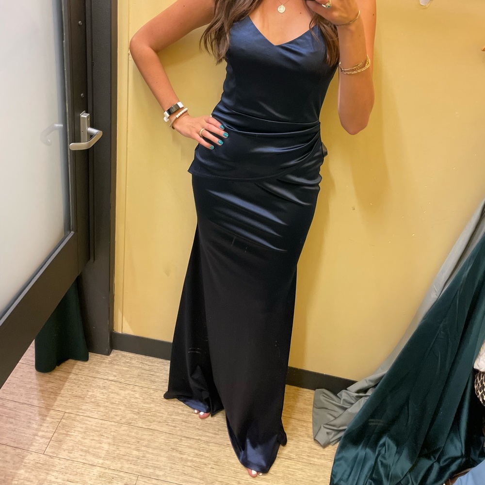 Navy Blue Gown